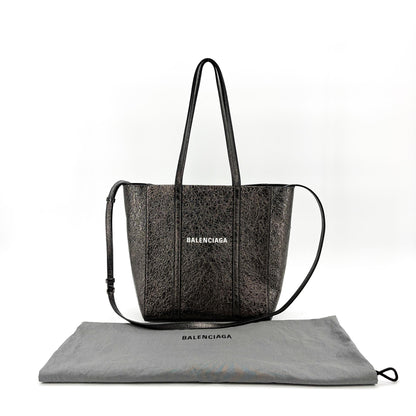 Balenciaga	Balenciaga XS Everyday Tote Bag Metallic Dark Silver	GOOD