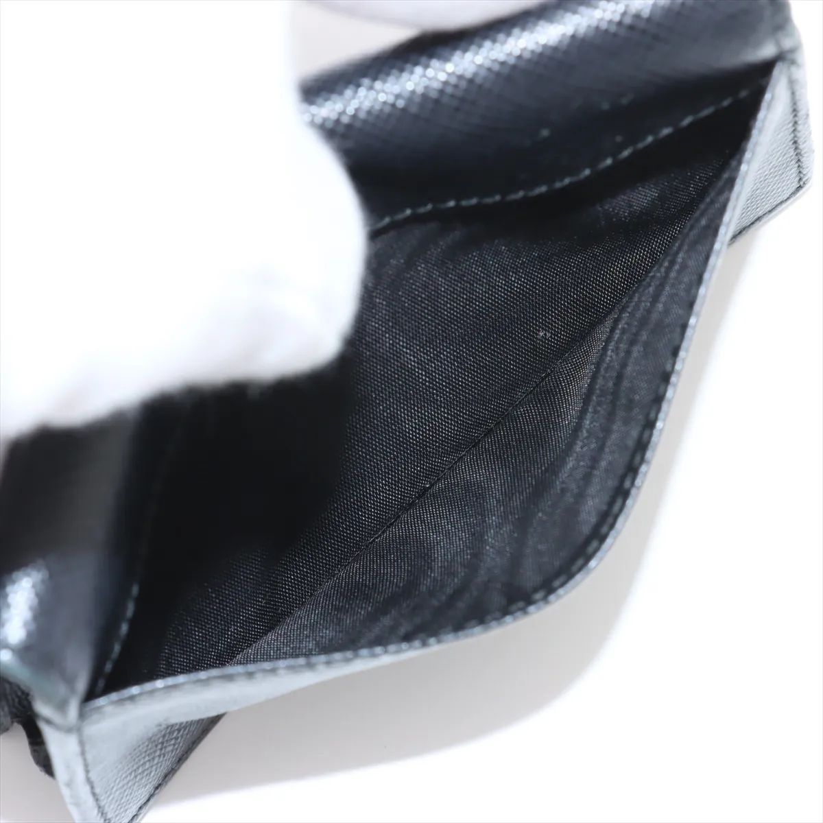 Prada – Porta Carte in Pelle Saffiano Nero