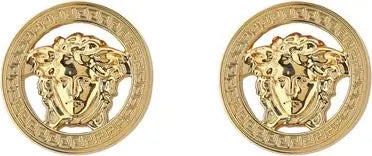Versace – Orecchini Medusa in Ottone Placcato Oro – AW25