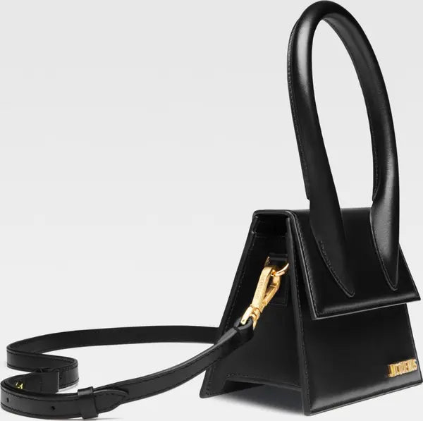 Jacquemus – Le Chiquito Moyen in pelle nera