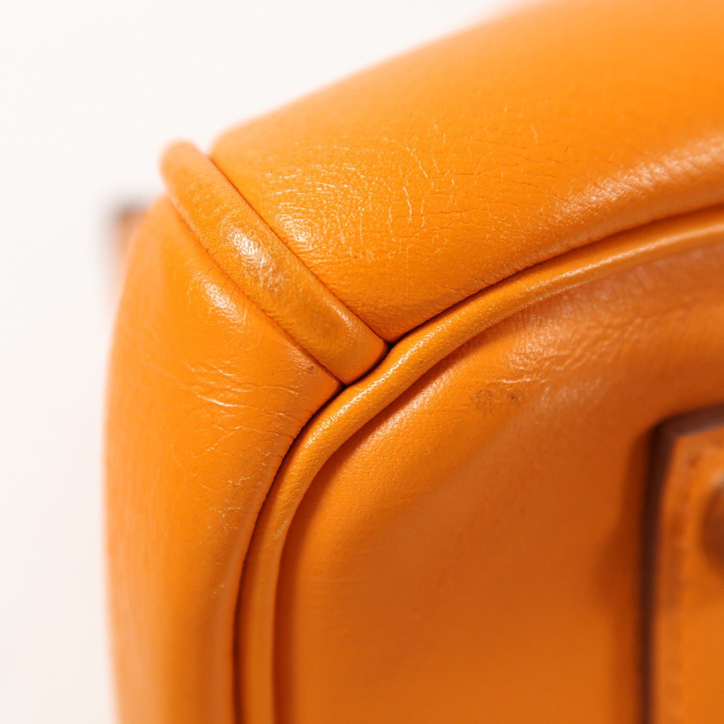 Hermès – Birkin 35 – Swift Leather Orange 93 – Palladium Hardware – Stamp N