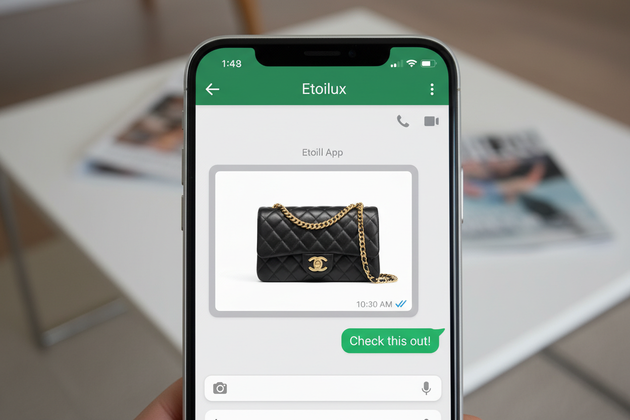 nella chat  come destinatario ci deve essere Etoilux