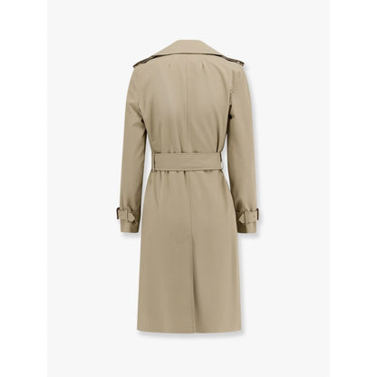 Burberry Trench Coat in Cotone Biologico – Beige