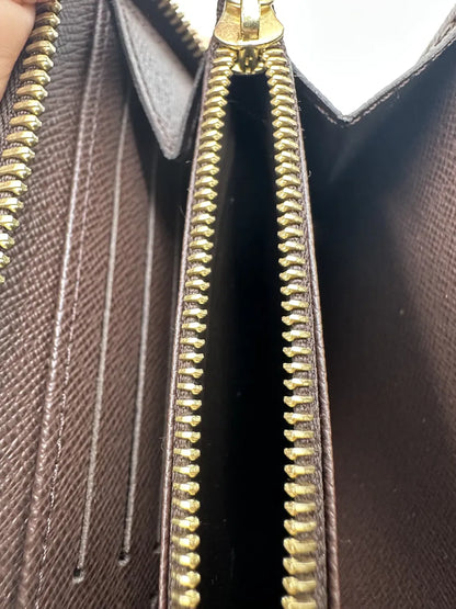 Louis Vuitton Portafoglio Zippy NM Damier Ebène 2023