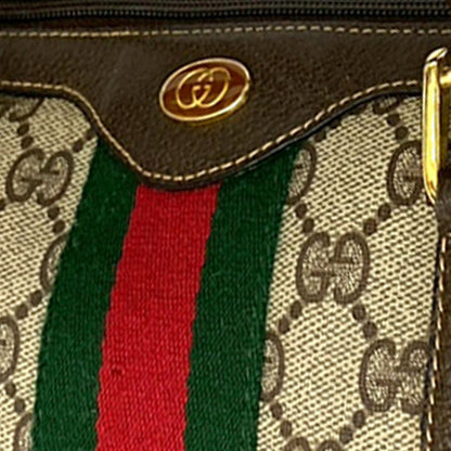 Gucci GG Supreme Web Boston – Tela GG Supreme con Fascia Web - Etoilux