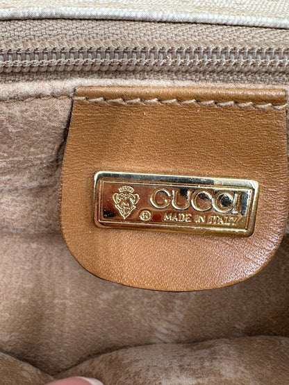 Gucci Vintage Micro GG Canvas Crossbody Bag Beige – Anni '80 - Etoilux
