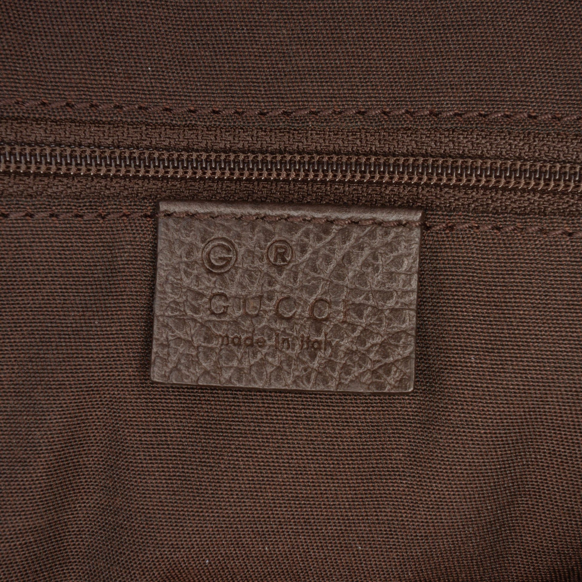 Gucci Peggy Tote GG Crystal Canvas Marrone – Bamboo Tassel – Serie 354666 493492 - Etoilux