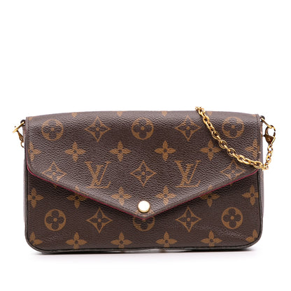 Louis Vuitton Pochette Félicie Monogram – Marrone – 2017 - Etoilux