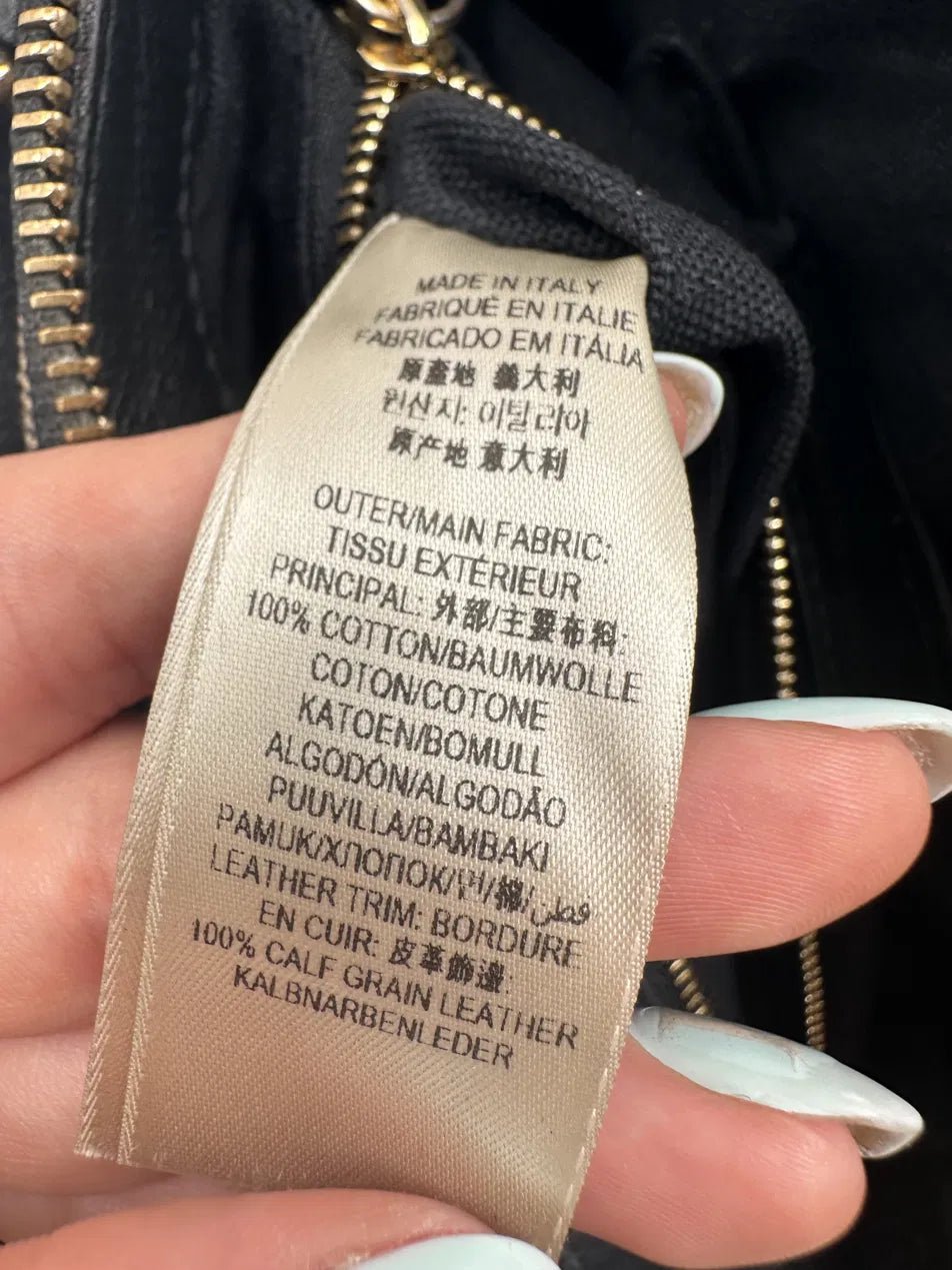 Burberry Orchard Small House Check e Pelle Nera – 27 cm - Etoilux
