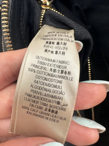 Burberry Orchard Small House Check e Pelle Nera – 27 cm - Etoilux