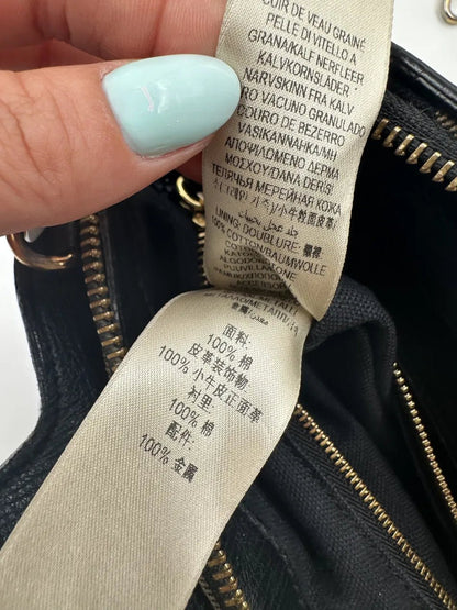 Burberry Orchard Small House Check e Pelle Nera – 27 cm - Etoilux