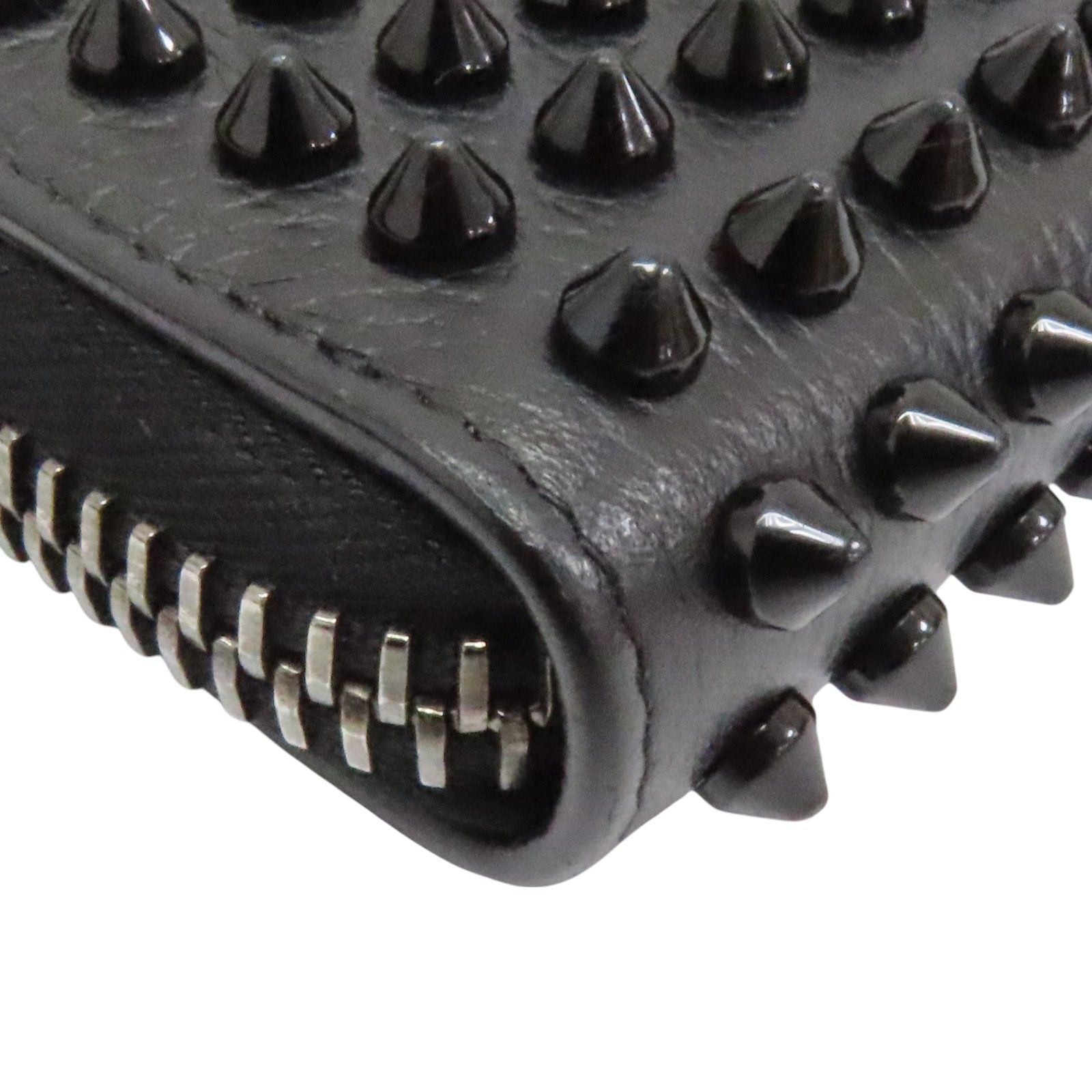 Christian Louboutin Panettone Borchie Spike Full Calfskin Nero – 19,5 cm - Etoilux