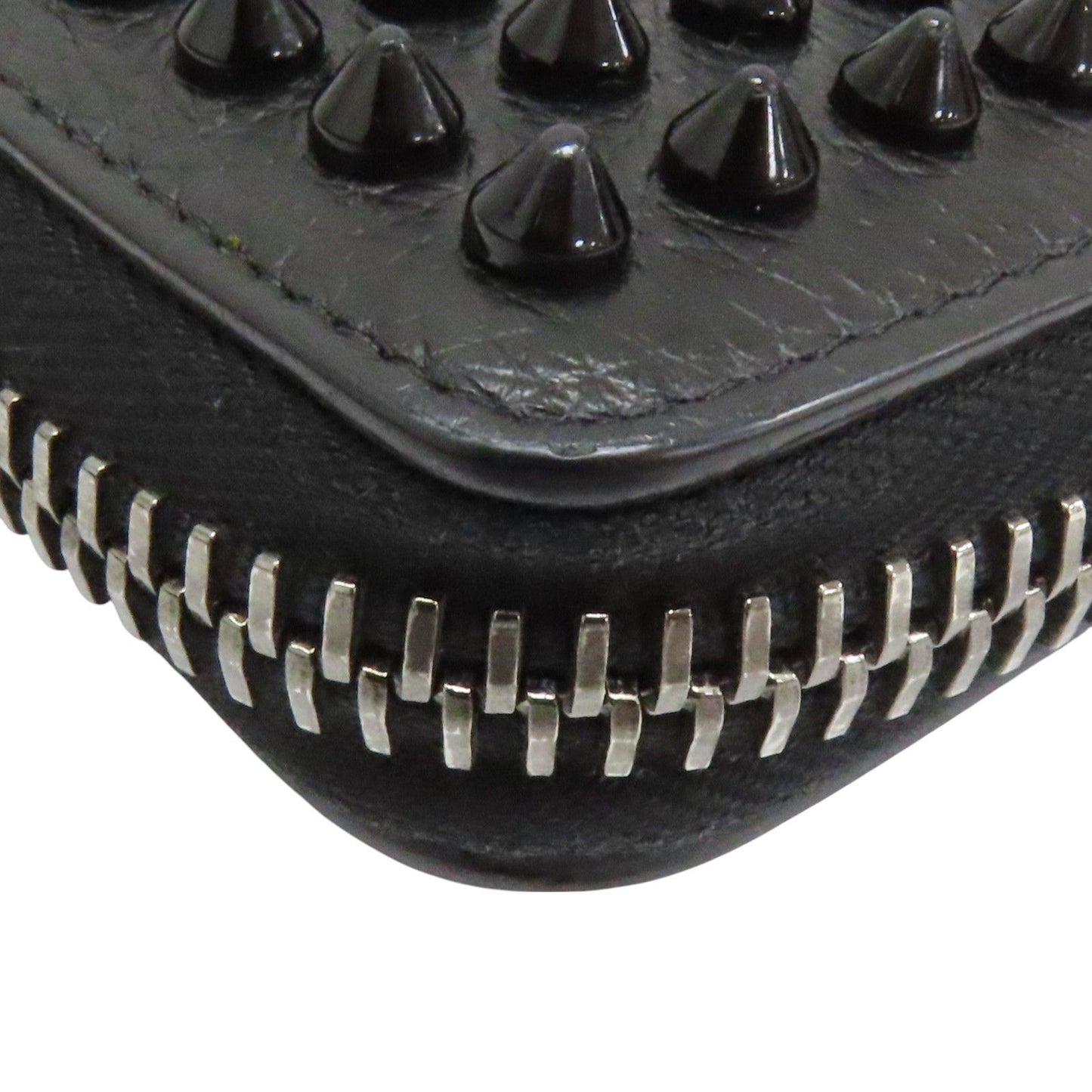 Christian Louboutin Panettone Borchie Spike Full Calfskin Nero – 19,5 cm - Etoilux