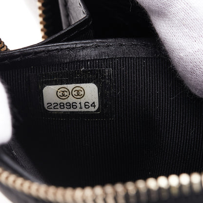 Chanel Reissue 2.55 Zip Around Wallet – Pelle di Vitello Invecchiata Trapuntata – Nero - Etoilux