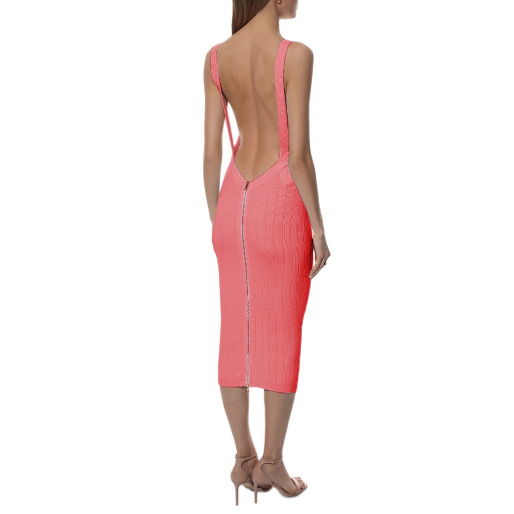 balmain - Abiti - Rosa abito smanicato rosa - Etoilux