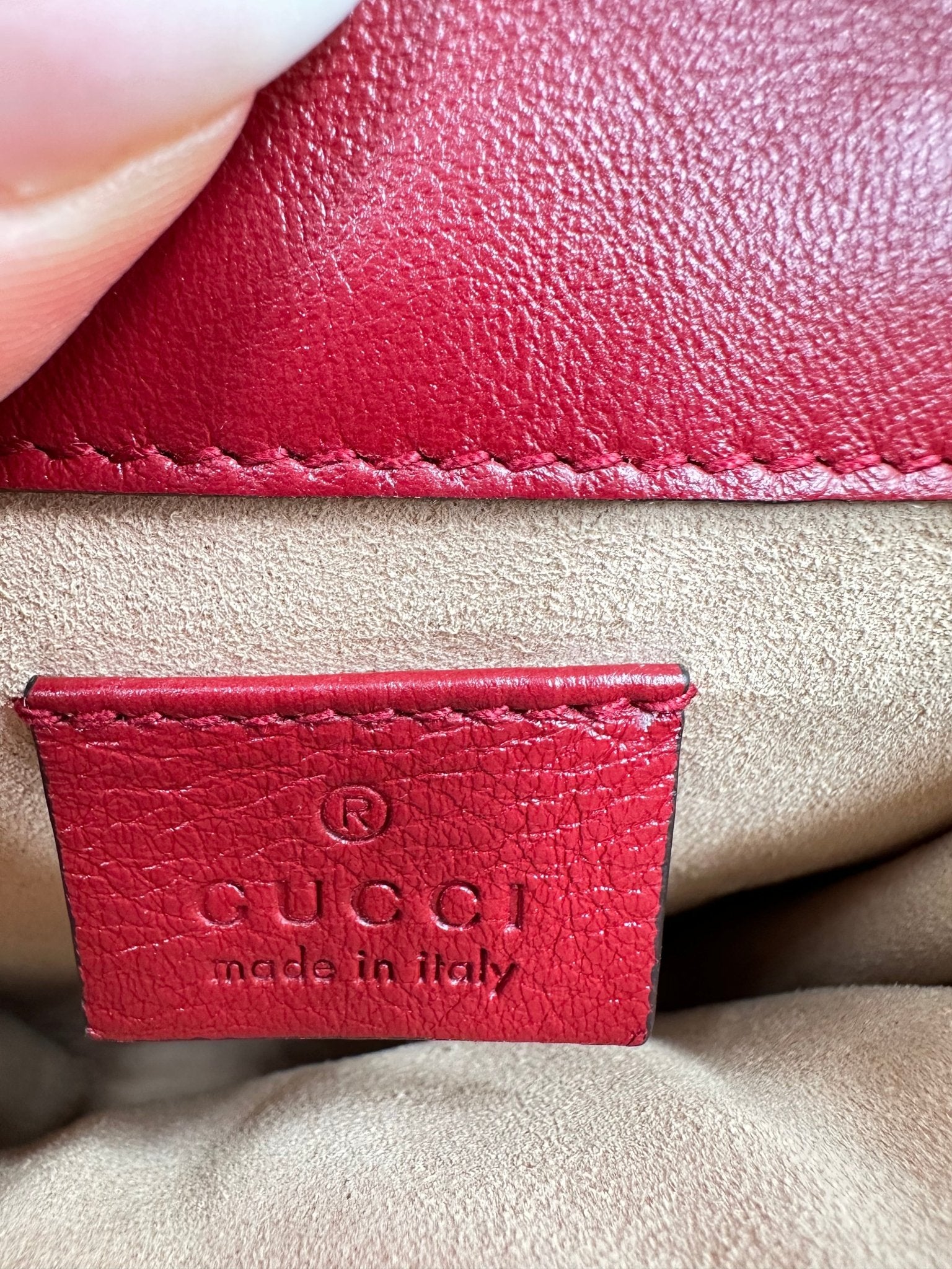 Gucci GG Marmont Multi Pochette Belt Bag Pelle Matelassé Rossa – Set 3 Pezzi - Etoilux