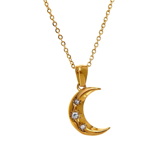 BEHI MOON NECKLACE - Etoilux