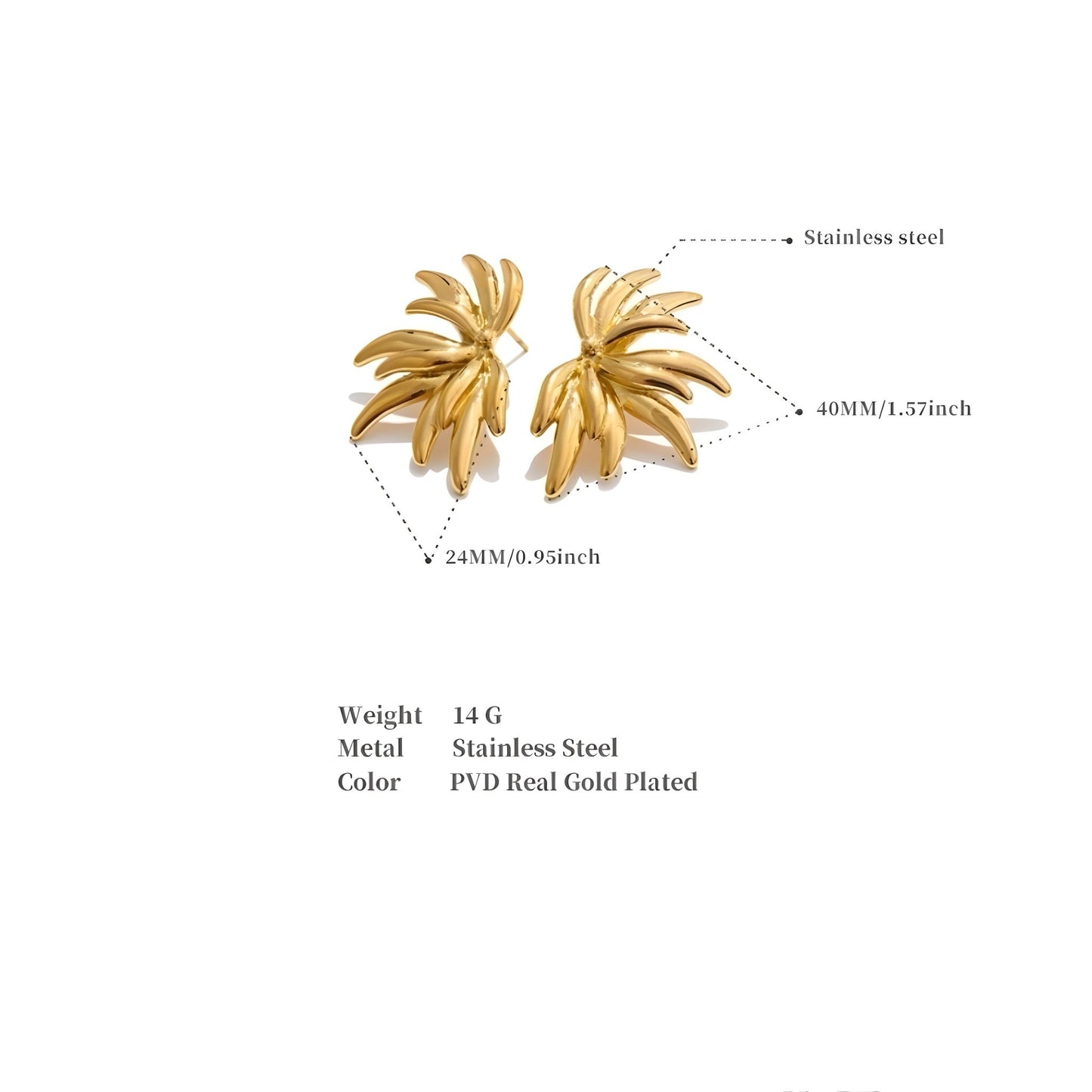 BEHI NELLY EARRINGS - Etoilux