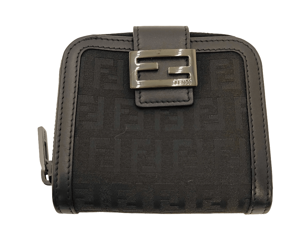 Fendi Portafoglio vintage FF French - Etoilux