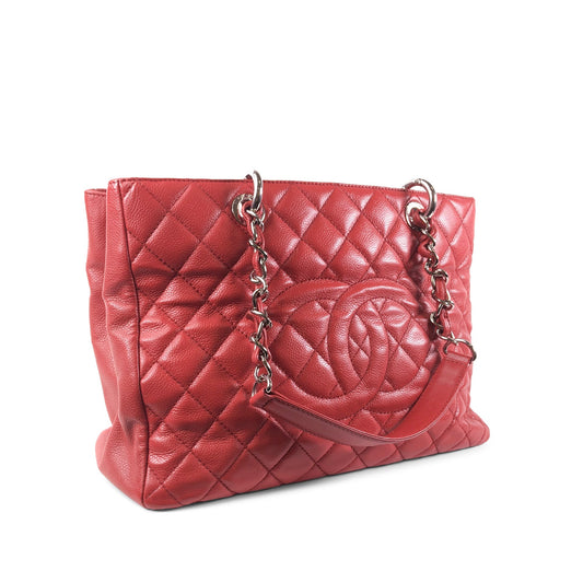Chanel – Borsa Shopping Caviar Grand in Pelle Rossa – 2011 - Etoilux