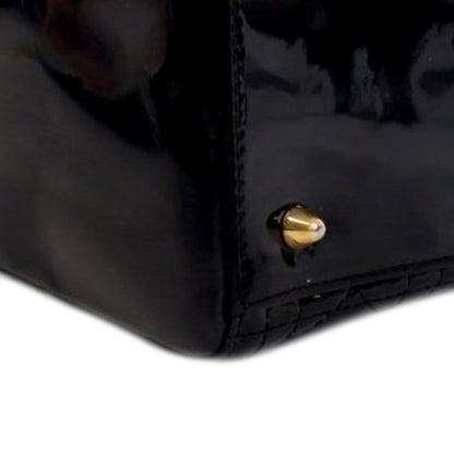 Christian Dior Lady Dior Medium Patent Cannage – 2010 – Nero - Etoilux