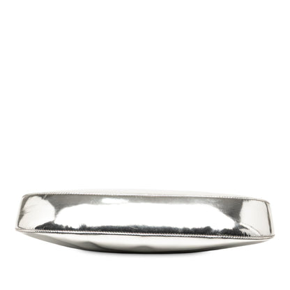 Prada – Cleo in pelle spazzolata argento - Etoilux