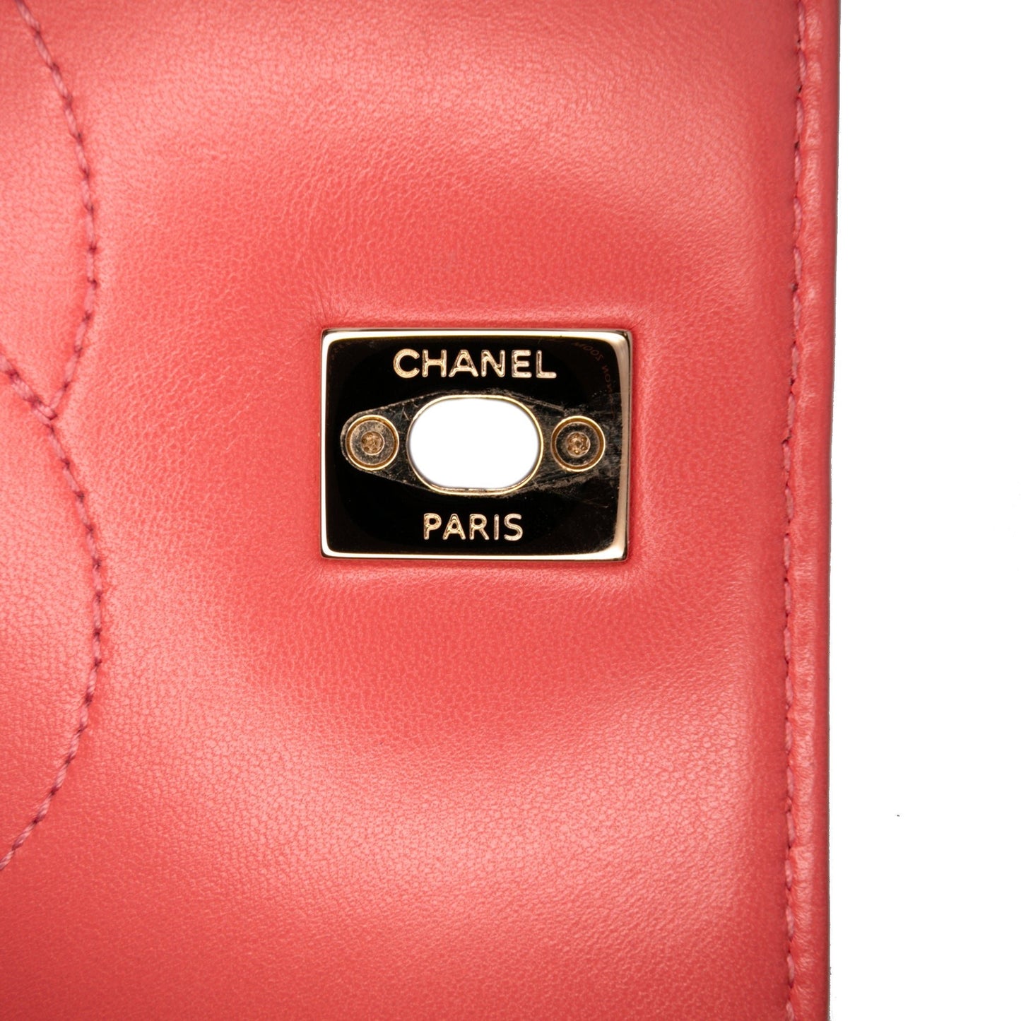 CHANEL – Trendy CC Shoulder Bag Small in pelle di agnello rosa (2016–2017) - Etoilux