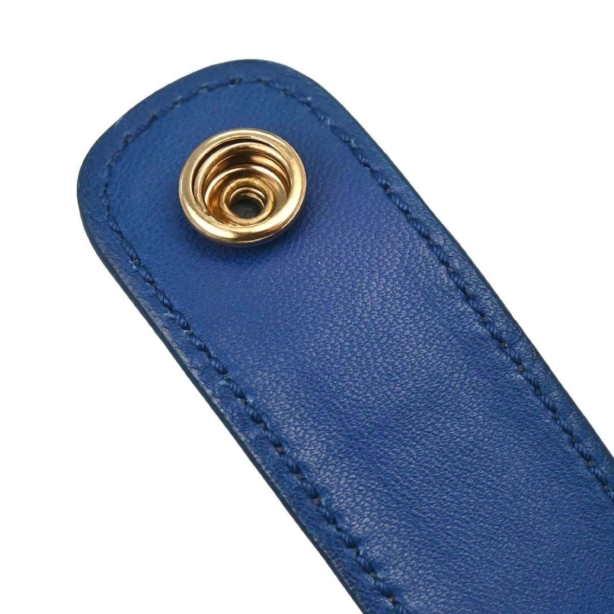 Bottega Veneta Intrecciato Nappa Cobalt Blue Hardware Dorato 2008 — Mini Hobo - Etoilux