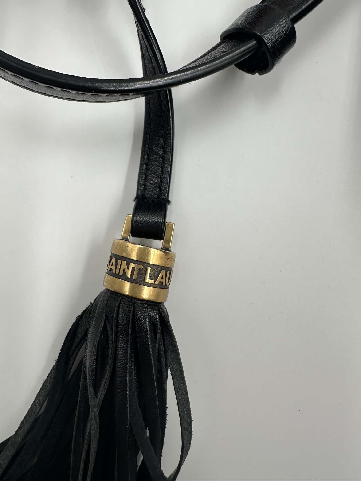 Saint Laurent Lou Camera Bag Pelle Nera Matelassé – Medium - Etoilux