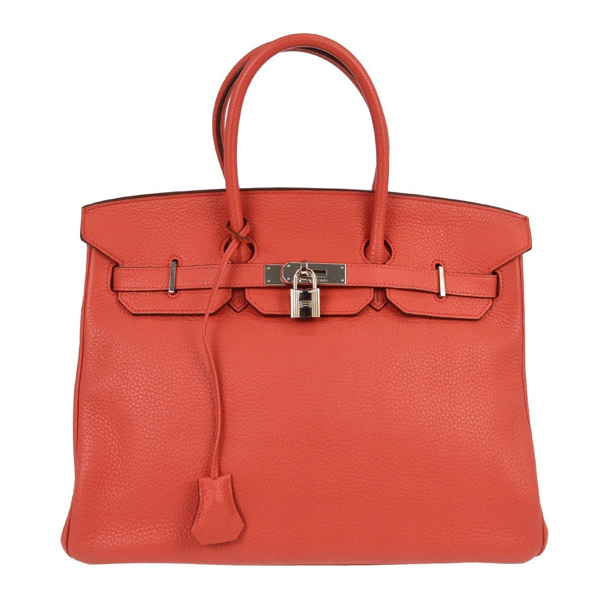Hermès Birkin 35 – Pelle Togo Capucine – Hardware Palladio – 2010 - Etoilux