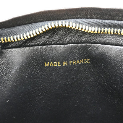 Chanel Vintage Flap a Spalla – Agnello Trapuntato Nero · 27 cm - Etoilux