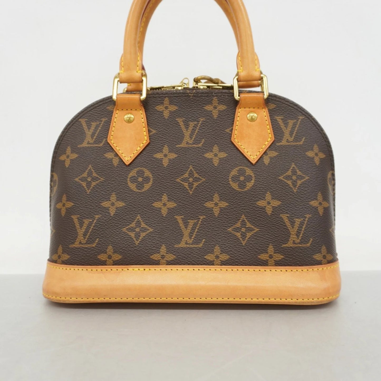 Louis Vuitton Borsa a mano Louis Vuitton Monogram Alma BB M46990 marrone da donna - Etoilux