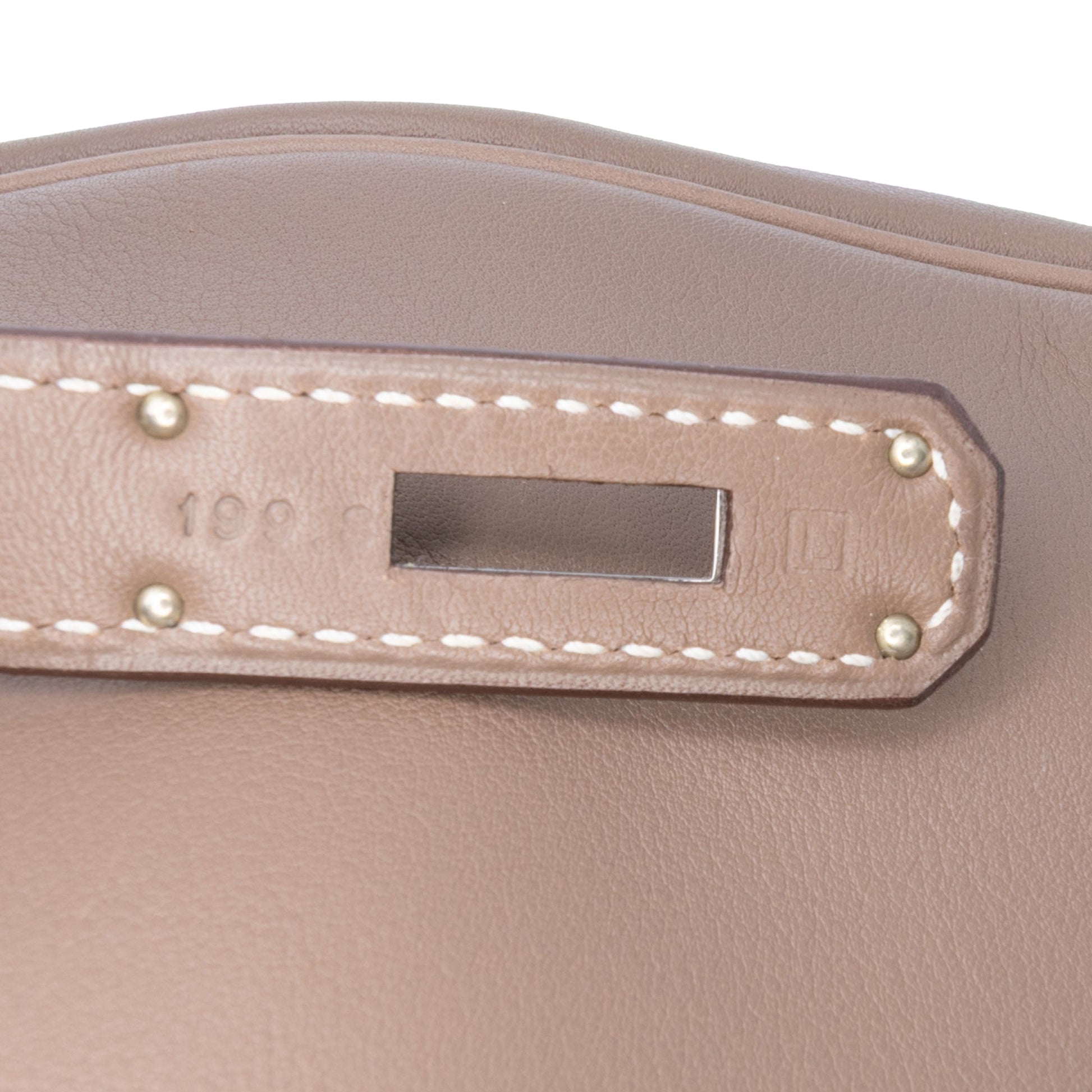 Hermès – Kelly II Retourne 35 in pelle Swift Etoupe - Etoilux