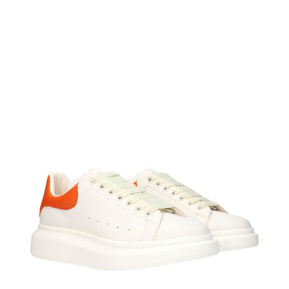 Alexander McQueen Oversize Sneakers – Bianco & Arancione – Uomo - Etoilux