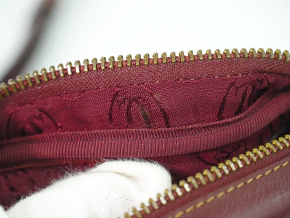 Cartier Must de Cartier Bordeaux in Pelle – Crossbody Vintage - Etoilux