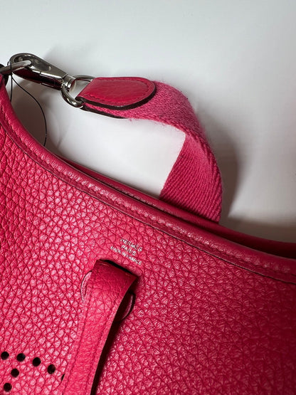 Hermès Evelyne TPM – Pelle Togo Rosa – A Stamp - Etoilux