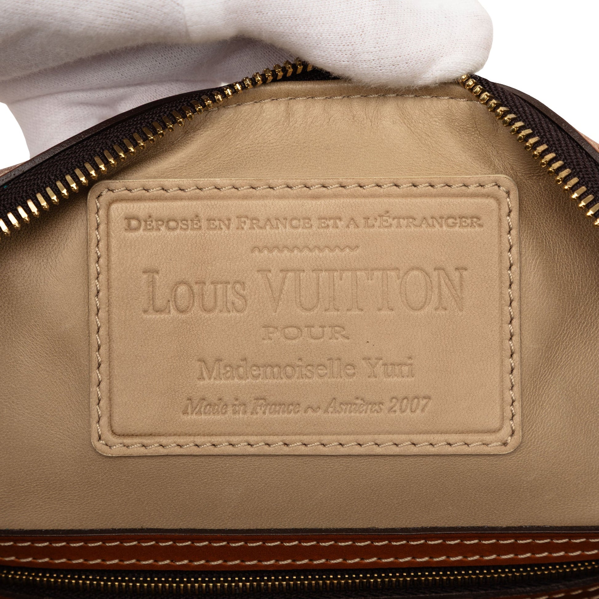 Louis Vuitton Sac Louis Pelle Suhali Cognac 2007 — Special Order "Pour Mademoiselle Yuri" - Etoilux