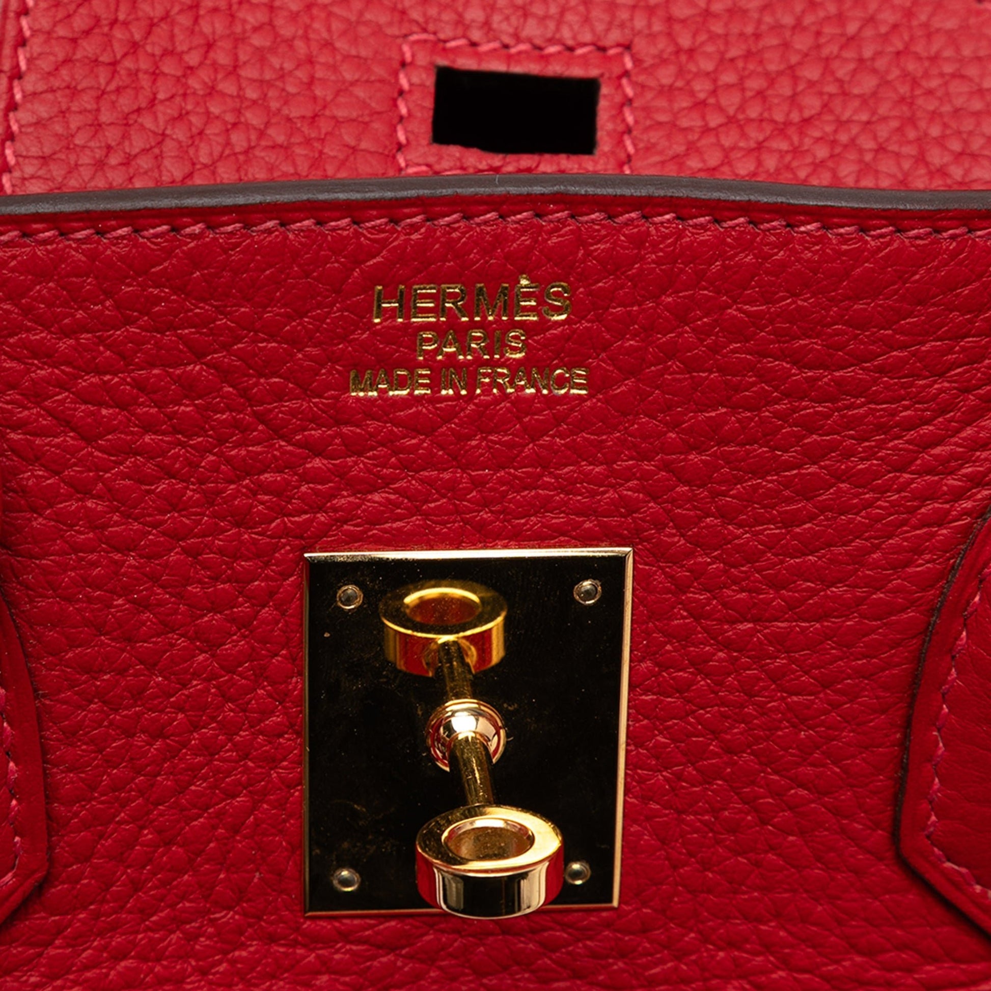 Hermès Birkin 35 – Togo Rouge Vif – 2012 – ▢P - Etoilux