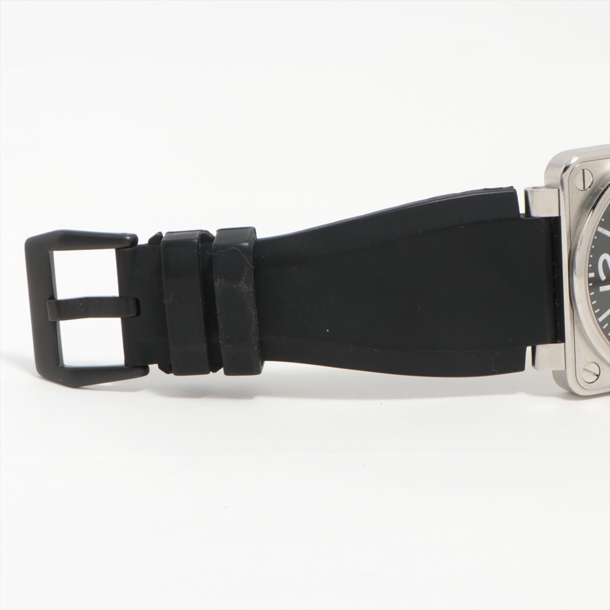 Bell & Ross BR 01 - 92 Steel Black Dial – Cinturino Caucciù Nero - Etoilux