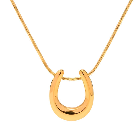 BEHI HORSESHOE NECKLACE - Etoilux