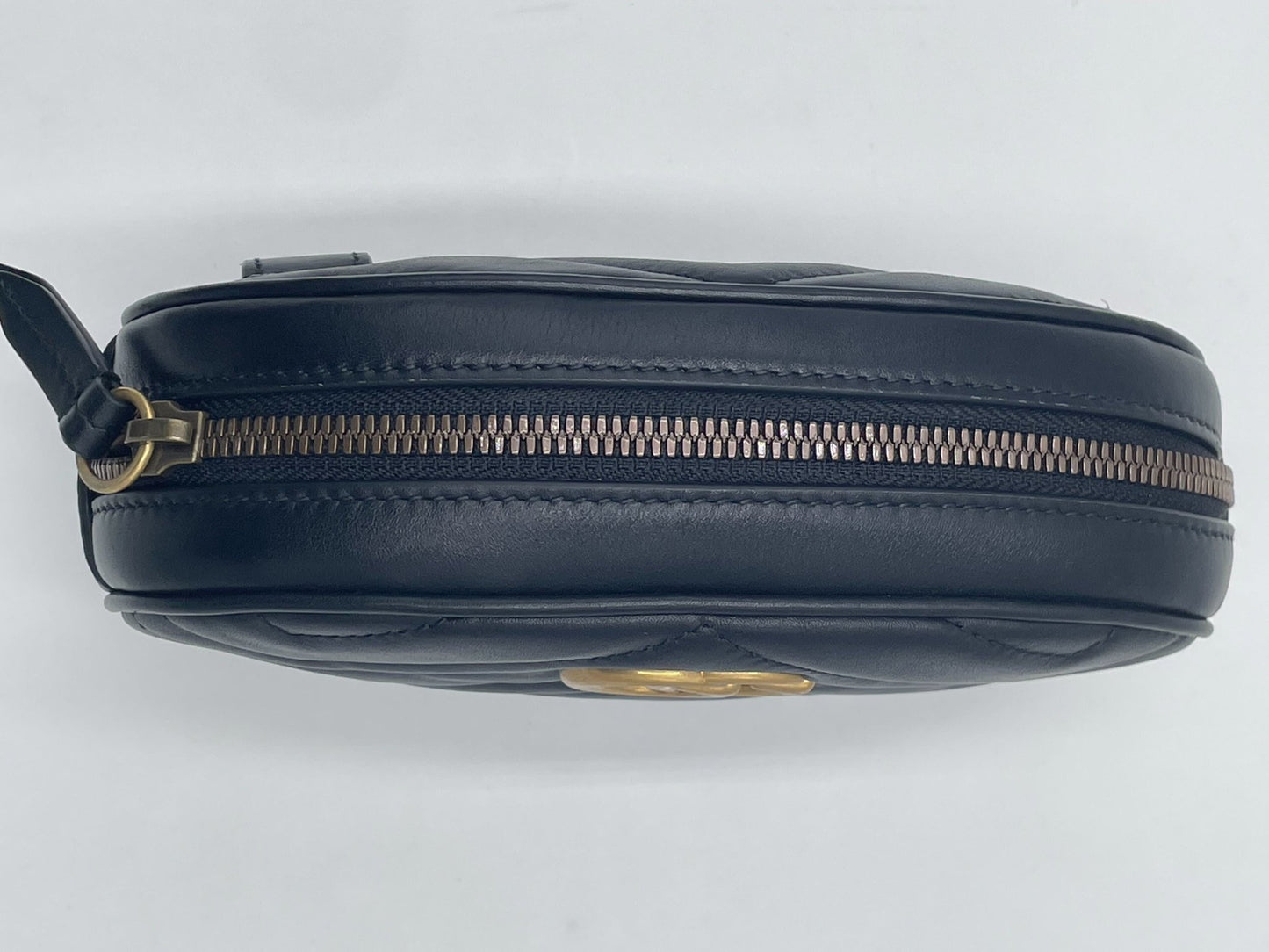 Gucci Marmont – Marsupio Belt Bag in Pelle Nera Matelassé - Etoilux