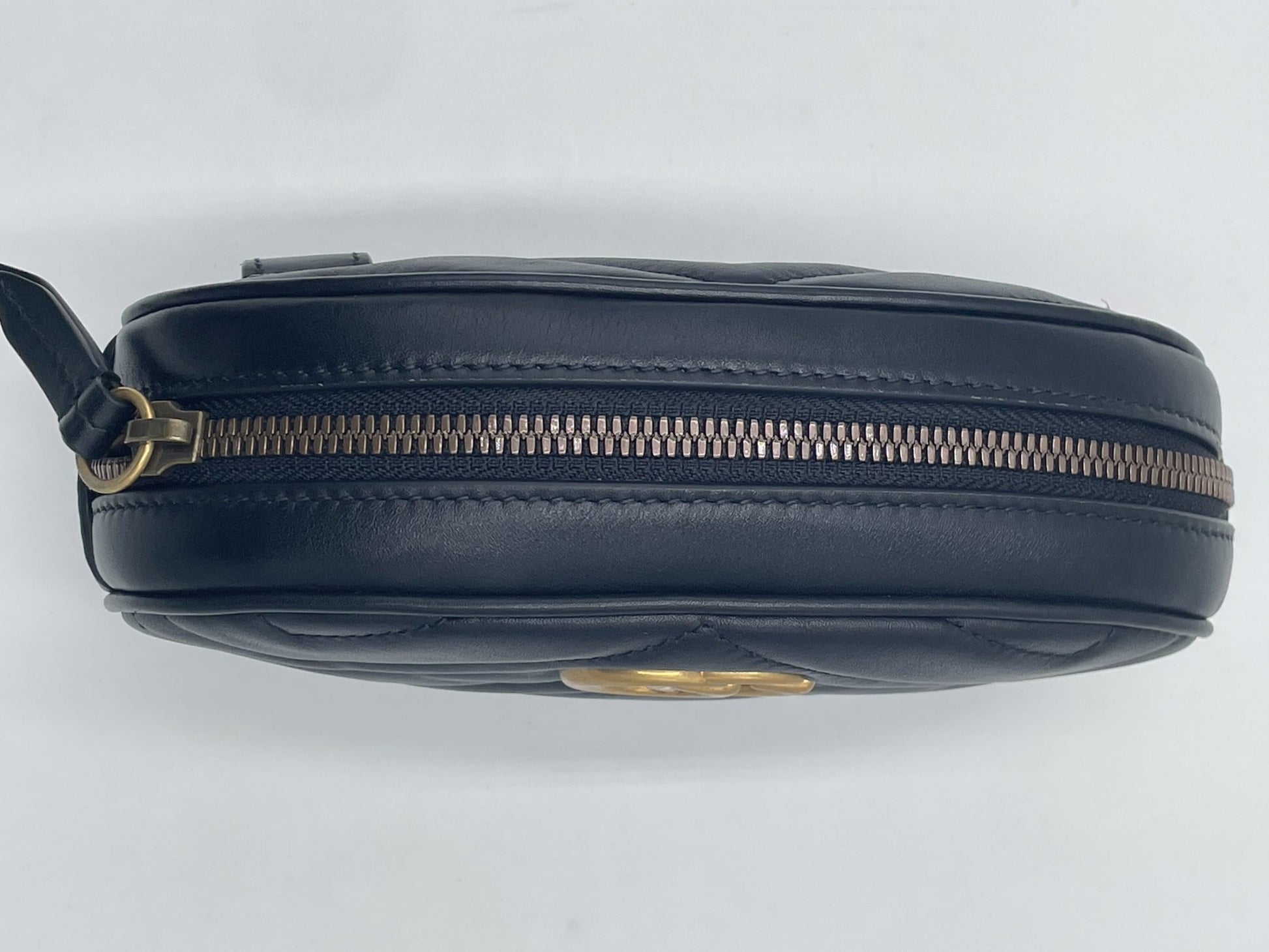 Gucci Marmont – Marsupio Belt Bag in Pelle Nera Matelassé - Etoilux