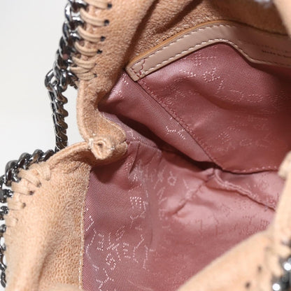 Stella McCartney Falabella Fold Over Shaggy Tiny – Beige / 18 cm - Etoilux