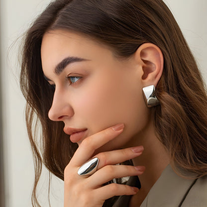 BEHI SILVA EARRINGS - Etoilux