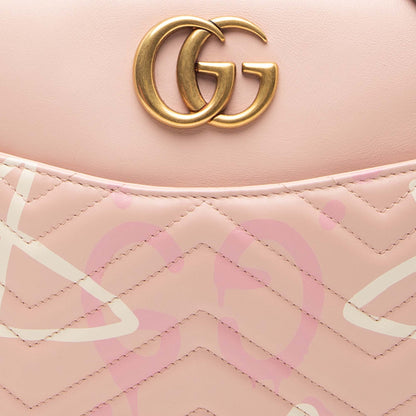 Gucci GG Marmont Ghost – Pelle Matelassé Rosa | Edizione Limitata | Scatola e Sacchetto - Etoilux