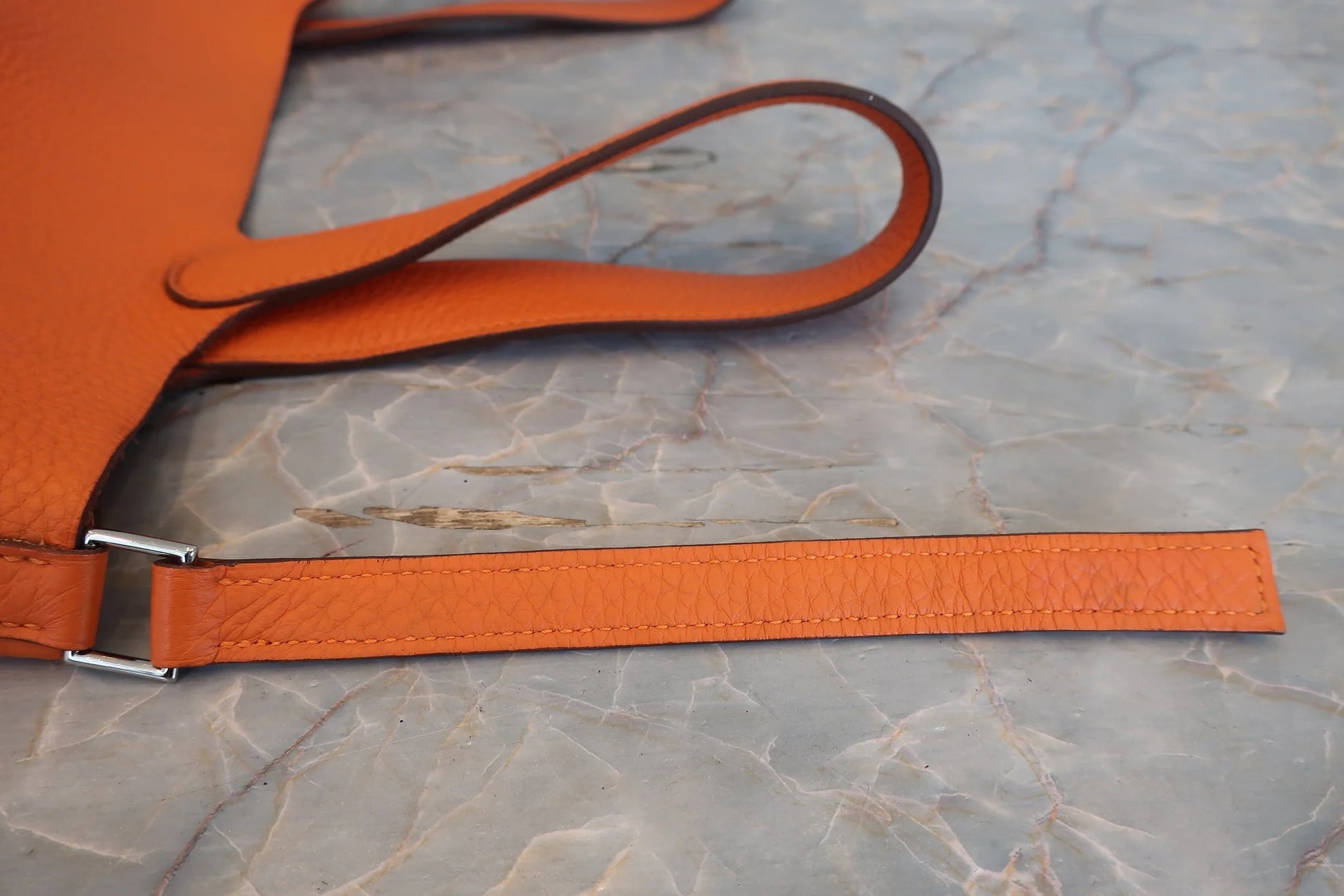 Hermès Picotin Lock MM Pelle Clemence Orange – Hardware Palladio - Etoilux
