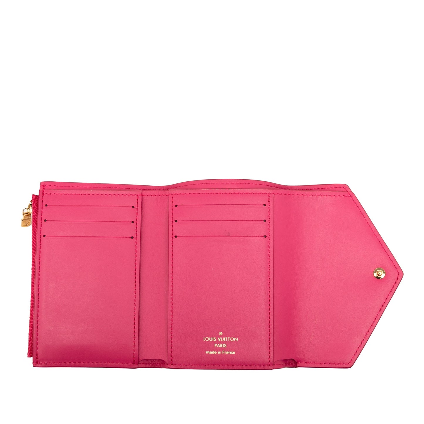 Louis Vuitton – Portafoglio Victorine Nanogram in pelle rosa - Etoilux