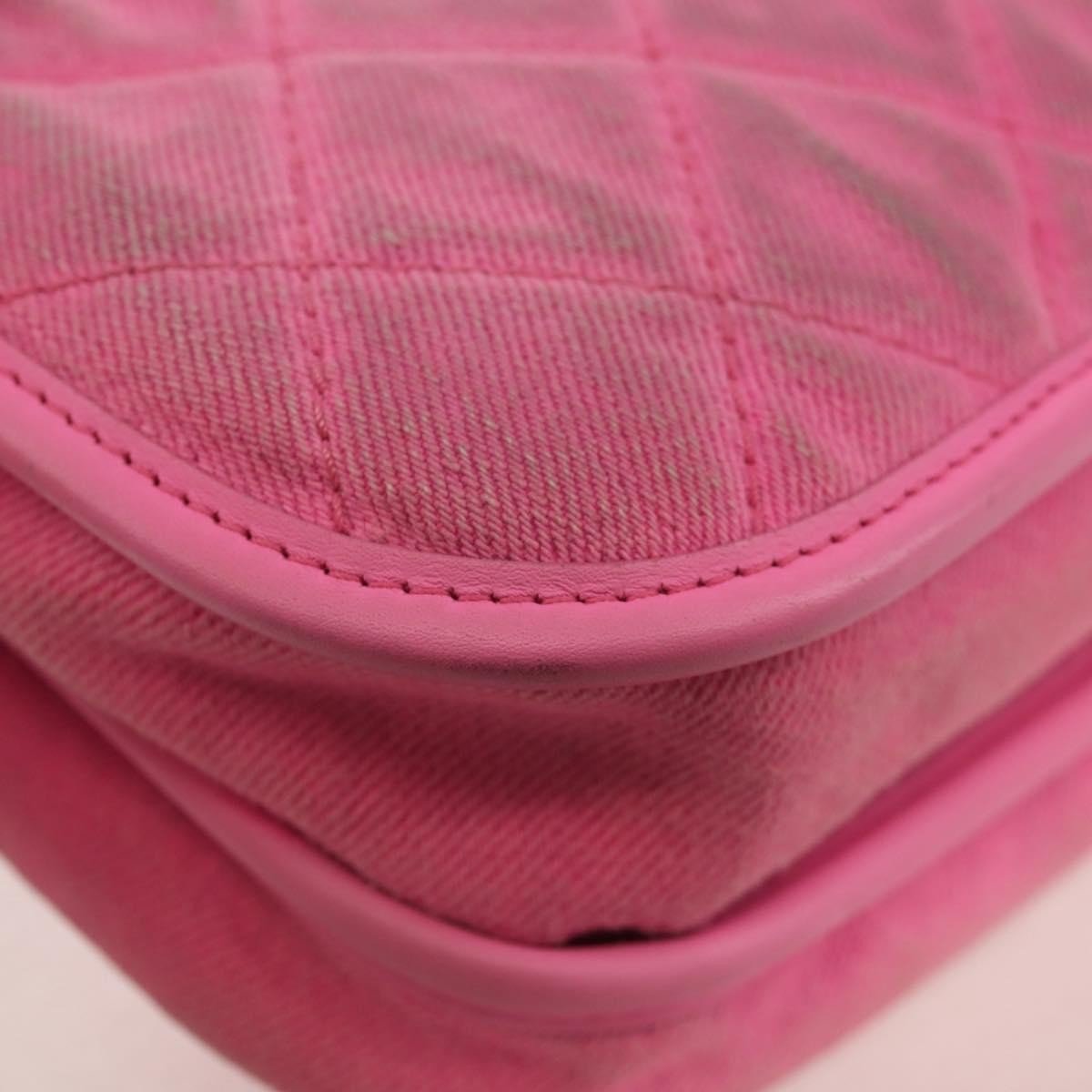 Chanel Small Flap Bag Denim Trapuntato Rosa – 20 cm - Etoilux