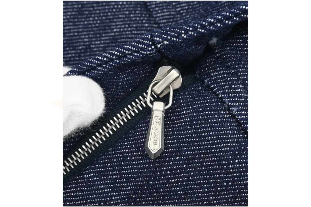 CHANEL – Gonna in denim indaco 99P – Taglia 36 - Etoilux