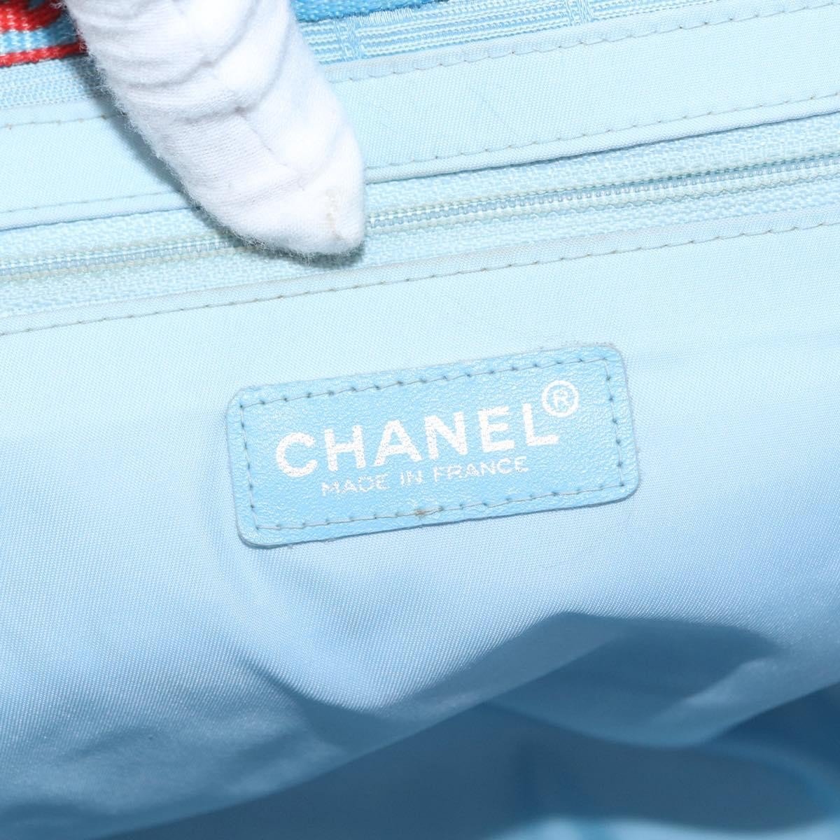 Chanel Travel Line Tote Media in Nylon – Blu Cielo - Etoilux
